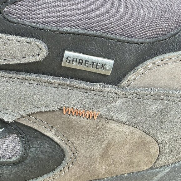 Salomon Elios 3 Mid Goretex Brown Lace Up Hiking Boots Shoes Men’s US 8.5 - Picture 8 of 10